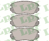 Jeu de 4 plaquettes de frein avant LPR 05P1409 - OtoParts.ma
