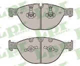 Jeu de 4 plaquettes de frein avant LPR 05P1410 - OtoParts.ma