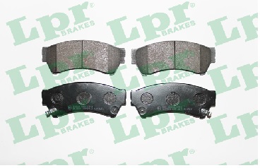 Jeu de 4 plaquettes de frein avant LPR 05P1413 - OtoParts.ma