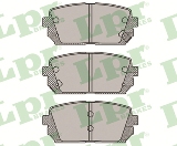 Jeu de 4 plaquettes de frein arrière LPR 05P1416 - OtoParts.ma