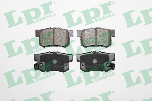 Jeu de 4 plaquettes de frein arrière LPR 05P1423 - OtoParts.ma