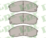 Jeu de 4 plaquettes de frein avant LPR 05P1444 - OtoParts.ma