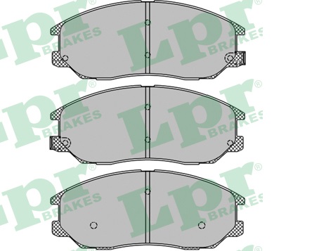 Jeu de 4 plaquettes de frein avant LPR 05P1448 - OtoParts.ma