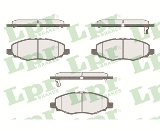 Jeu de 4 plaquettes de frein avant LPR 05P1449 - OtoParts.ma