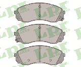Jeu de 4 plaquettes de frein avant LPR 05P1451 - OtoParts.ma