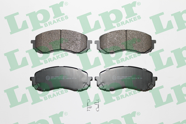 Jeu de 4 plaquettes de frein avant LPR 05P1454 - OtoParts.ma