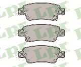 Jeu de 4 plaquettes de frein arrière LPR 05P1455 - OtoParts.ma