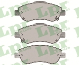 Jeu de 4 plaquettes de frein avant LPR 05P1456 - OtoParts.ma