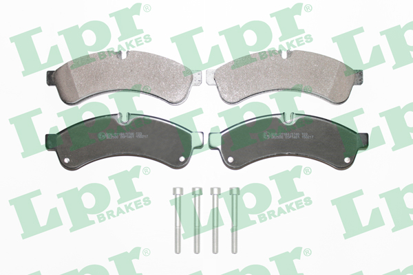 Jeu de 4 plaquettes de frein arrière LPR 05P1461 - OtoParts.ma