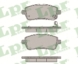 Jeu de 4 plaquettes de frein avant LPR 05P1464 - OtoParts.ma