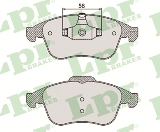 Jeu de 4 plaquettes de frein avant LPR 05P1466 - OtoParts.ma
