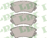 Jeu de 4 plaquettes de frein avant LPR 05P1467
