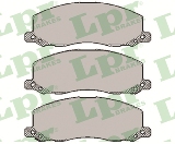Jeu de 4 plaquettes de frein avant LPR 05P1468