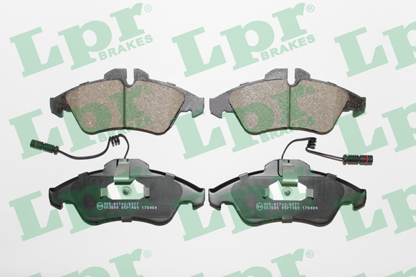 Jeu de 4 plaquettes de frein avant LPR 05P1469 - OtoParts.ma