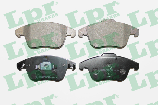 Jeu de 4 plaquettes de frein avant LPR 05P1480 - OtoParts.ma