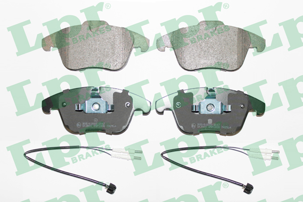 Jeu de 4 plaquettes de frein avant LPR 05P1486A - OtoParts.ma