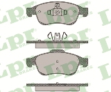 Jeu de 4 plaquettes de frein avant LPR 05P1493 - OtoParts.ma