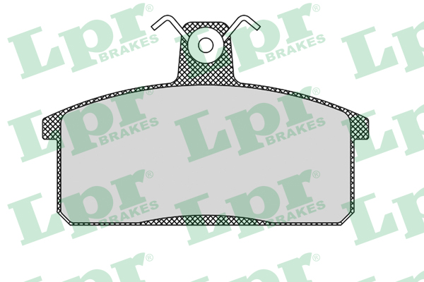Jeu de 4 plaquettes de frein arrière LPR 05P1498 - OtoParts.ma