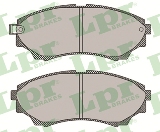 Jeu de 4 plaquettes de frein avant LPR 05P1499 - OtoParts.ma