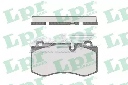 Jeu de 4 plaquettes de frein avant LPR 05P1506