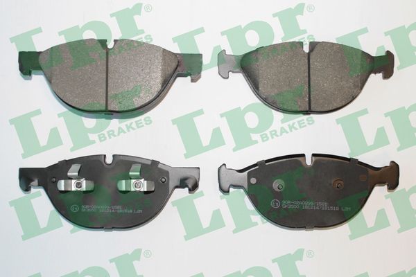 Jeu de 4 plaquettes de frein avant LPR 05P1518