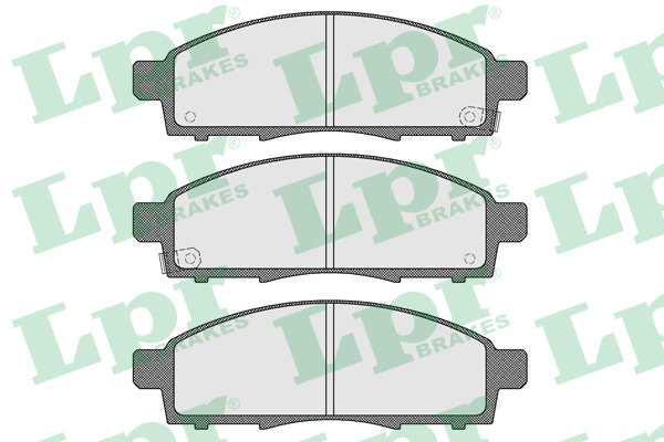 Jeu de 4 plaquettes de frein avant LPR 05P1533 - OtoParts.ma