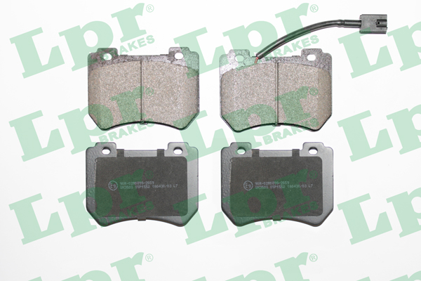 Jeu de 4 plaquettes de frein avant LPR 05P1552 - OtoParts.ma