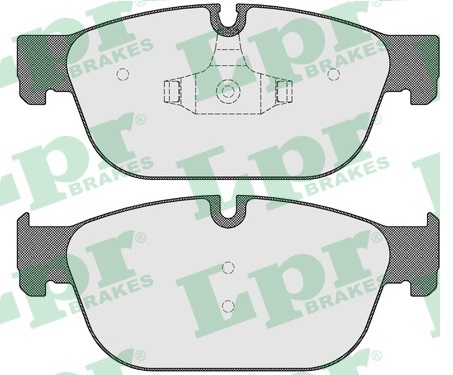Jeu de 4 plaquettes de frein avant LPR 05P1561 - OtoParts.ma