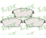 Jeu de 4 plaquettes de frein avant LPR 05P1562 - OtoParts.ma