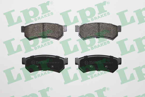 Jeu de 4 plaquettes de frein avant LPR 05P1564 - OtoParts.ma