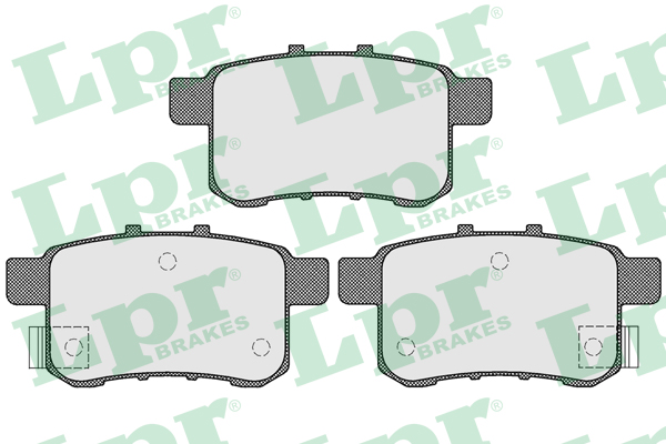 Jeu de 4 plaquettes de frein avant LPR 05P1569 - OtoParts.ma