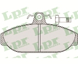 Jeu de 4 plaquettes de frein avant LPR 05P157 - OtoParts.ma