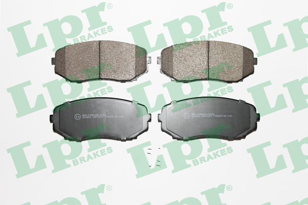 Jeu de 4 plaquettes de frein avant LPR 05P1573 - OtoParts.ma