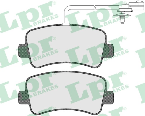 Jeu de 4 plaquettes de frein arrière LPR 05P1578 - OtoParts.ma
