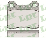 Jeu de 4 plaquettes de frein arrière LPR 05P158 - OtoParts.ma