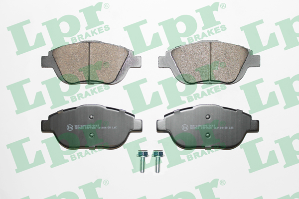 Jeu de 4 plaquettes de frein avant LPR 05P1590 - OtoParts.ma