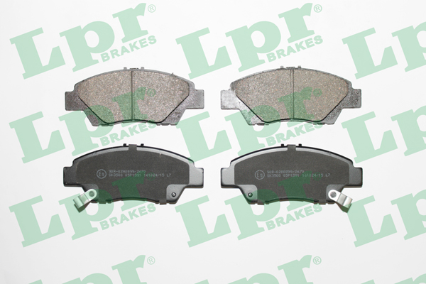 Jeu de 4 plaquettes de frein avant LPR 05P1591 - OtoParts.ma