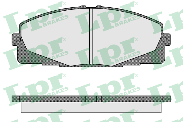 Jeu de 4 plaquettes de frein avant LPR 05P1595 - OtoParts.ma