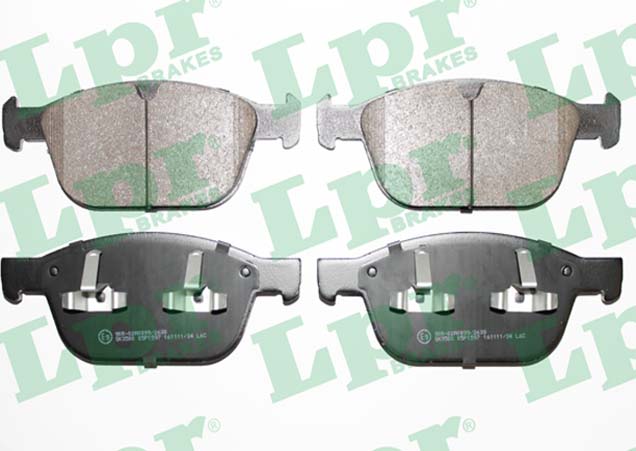 Jeu de 4 plaquettes de frein avant LPR 05P1597