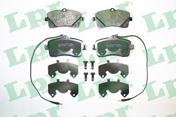Jeu de 4 plaquettes de frein avant LPR 05P1601
