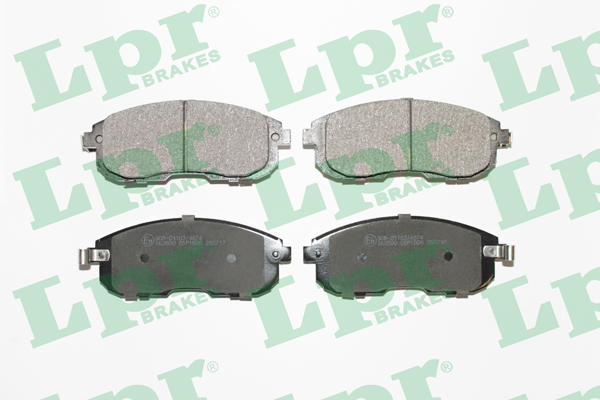 Jeu de 4 plaquettes de frein avant LPR 05P1606 - OtoParts.ma