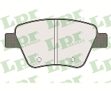 Jeu de 4 plaquettes de frein arrière LPR 05P1608 - OtoParts.ma