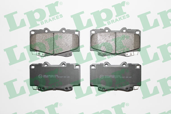 Jeu de 4 plaquettes de frein avant LPR 05P1610 - OtoParts.ma