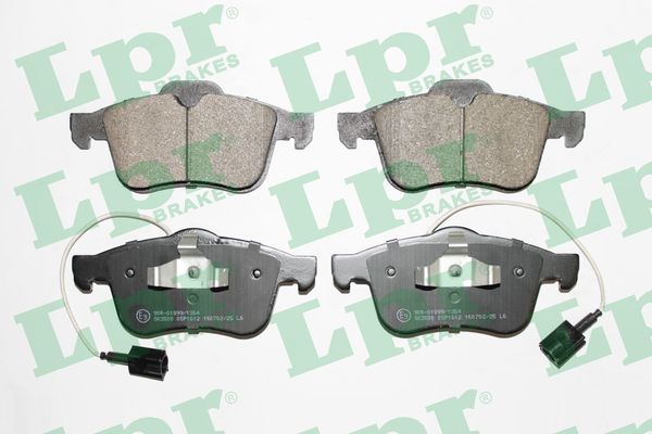 Jeu de 4 plaquettes de frein avant LPR 05P1612