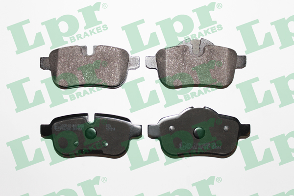 Jeu de 4 plaquettes de frein arrière LPR 05P1617 - OtoParts.ma