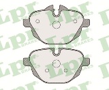 Jeu de 4 plaquettes de frein arrière LPR 05P1618 - OtoParts.ma