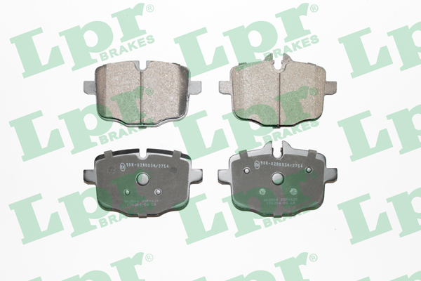 Jeu de 4 plaquettes de frein arrière LPR 05P1631 - OtoParts.ma