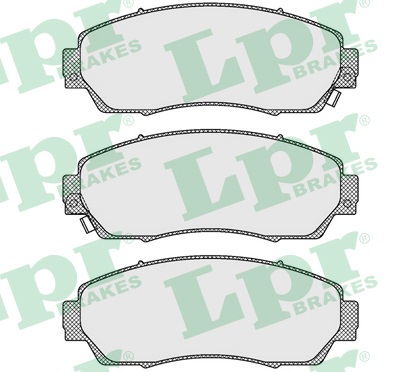 Jeu de 4 plaquettes de frein avant LPR 05P1634 - OtoParts.ma