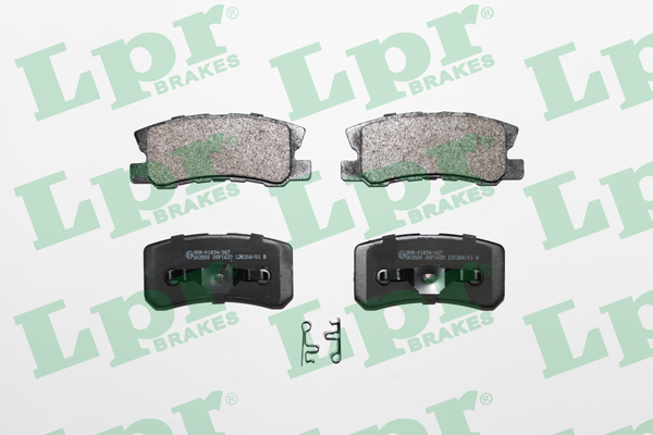 Jeu de 4 plaquettes de frein arrière LPR 05P1639 - OtoParts.ma