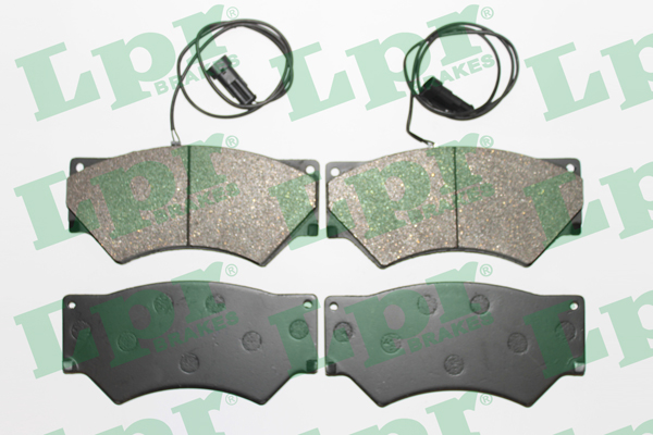 Jeu de 4 plaquettes de frein avant LPR 05P1651